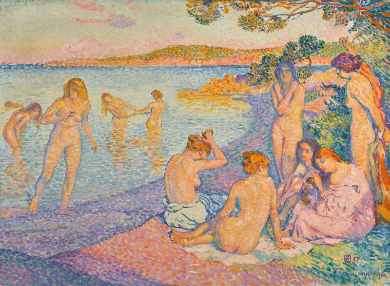 Esquisse pour l’heure embrasée - Théo van Rysselberghe - Alpha Reproduction