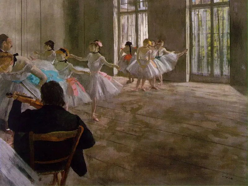 Danse skolen. Øvelsen - Edgar Degas