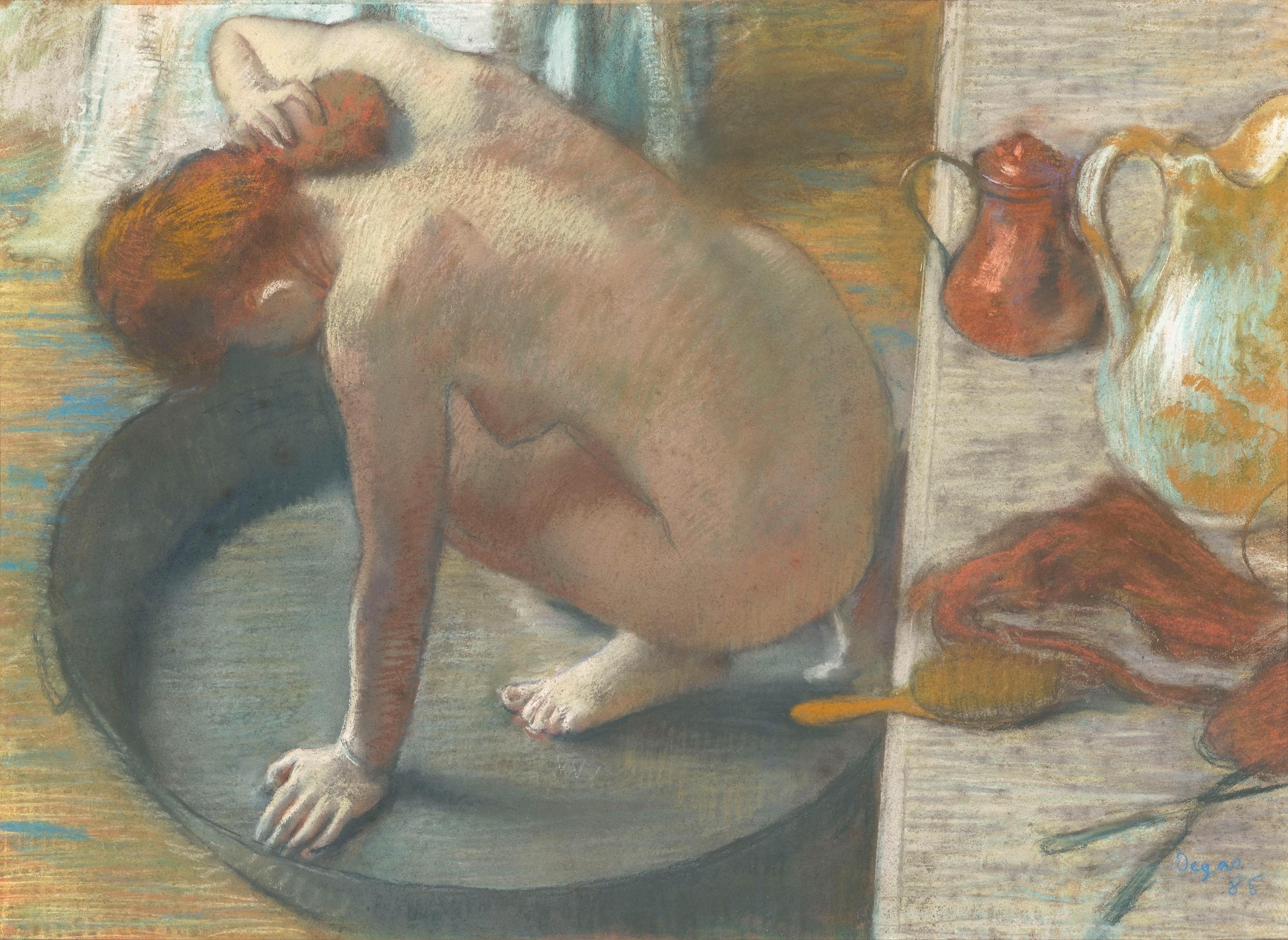 Reproduction du tableau « Le Tub - Edgar Degas » par Alpha Reproduction en peinture à l’huile