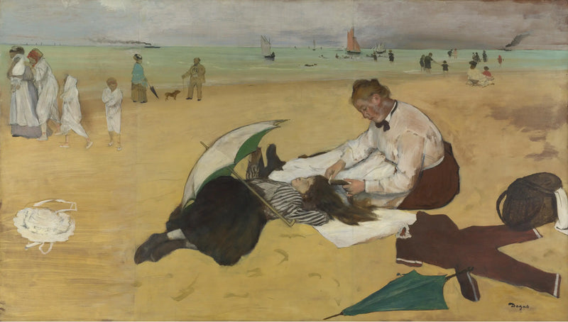 Strandscene - Edgar Degas