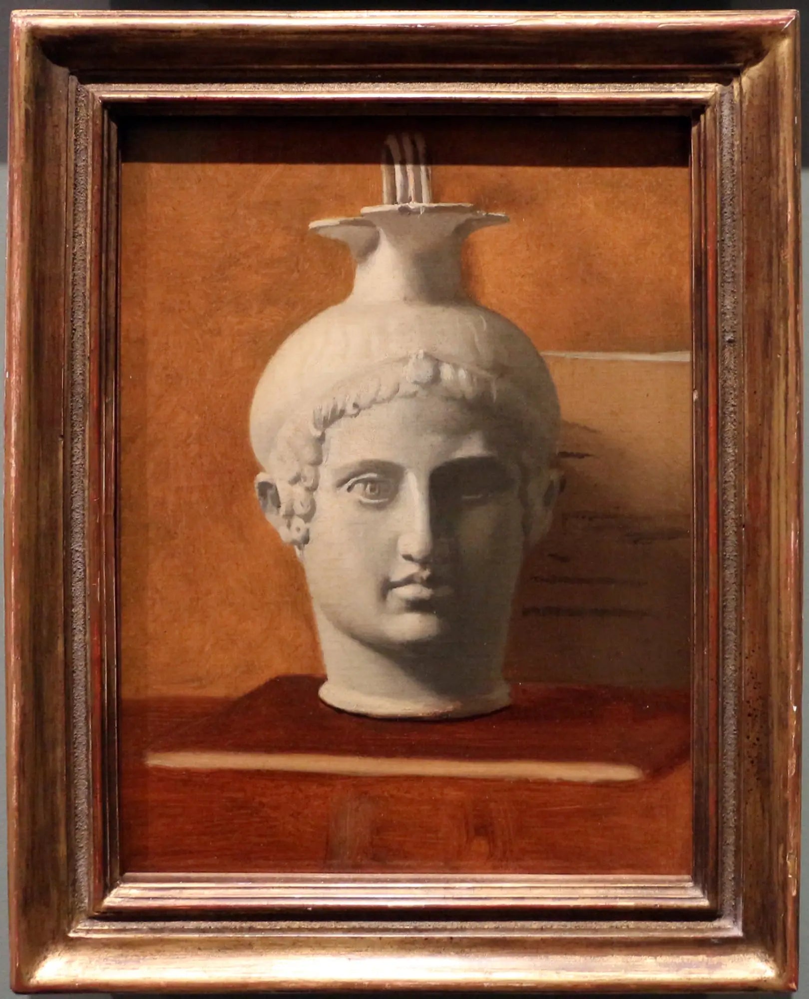 Reproduction du tableau « œnochoé en forme de tête de jeune homme - Edgar Degas » par Alpha Reproduction en peinture à l’huile