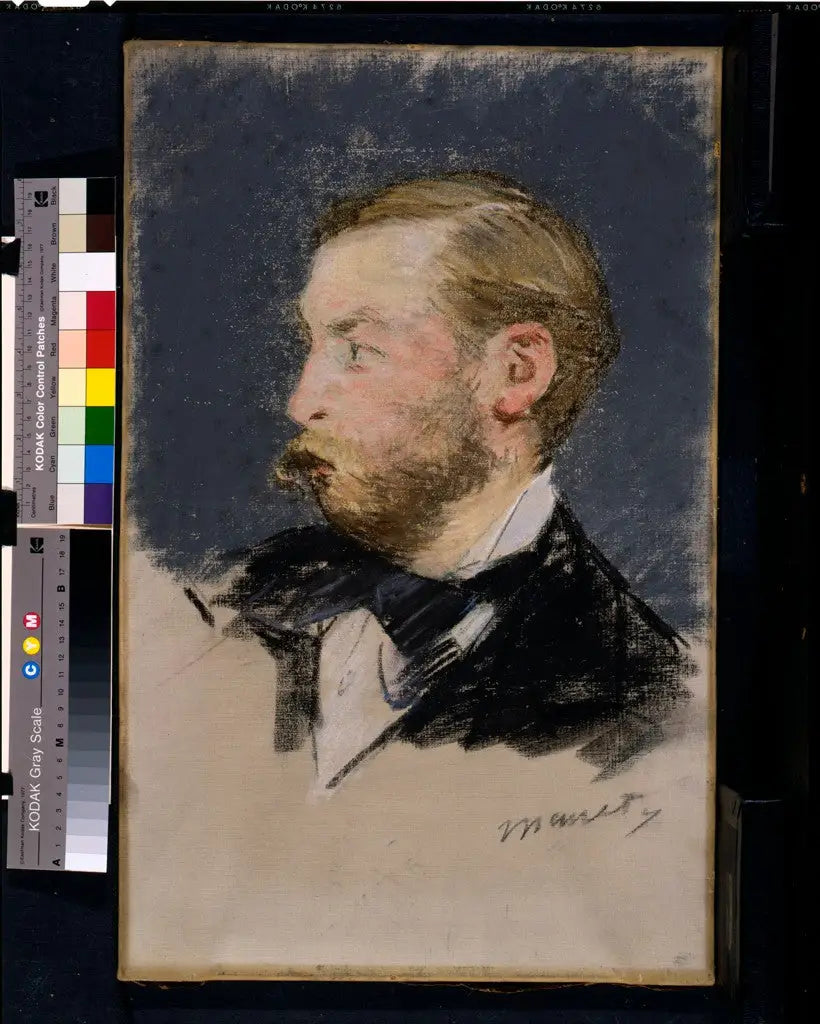 Reproduction du tableau « Portrait d'un homme - Édouard Manet » par Alpha Reproduction en peinture à l’huile