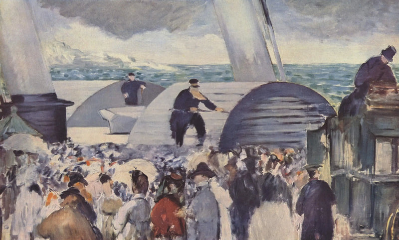 Avreisen til dampskipet fra Folkestone - Édouard Manet