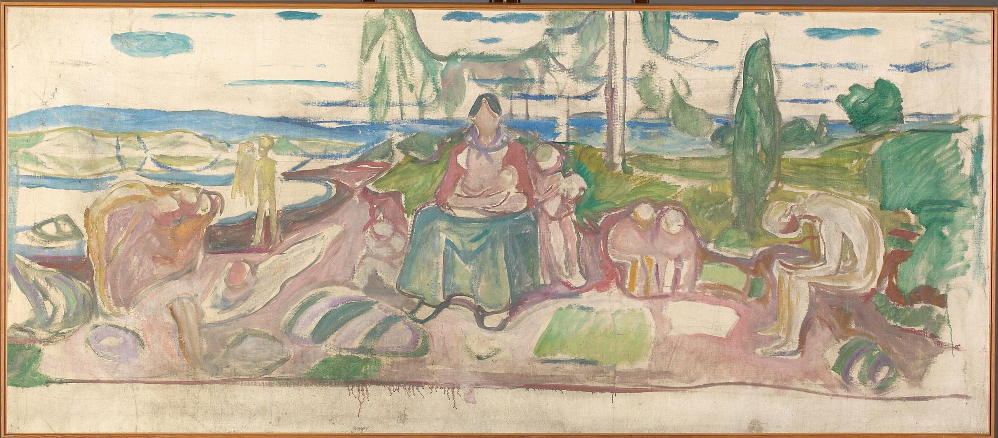 Reproduction du tableau « Alma mater - Edvard Munch » par Alpha Reproduction en peinture à l’huile