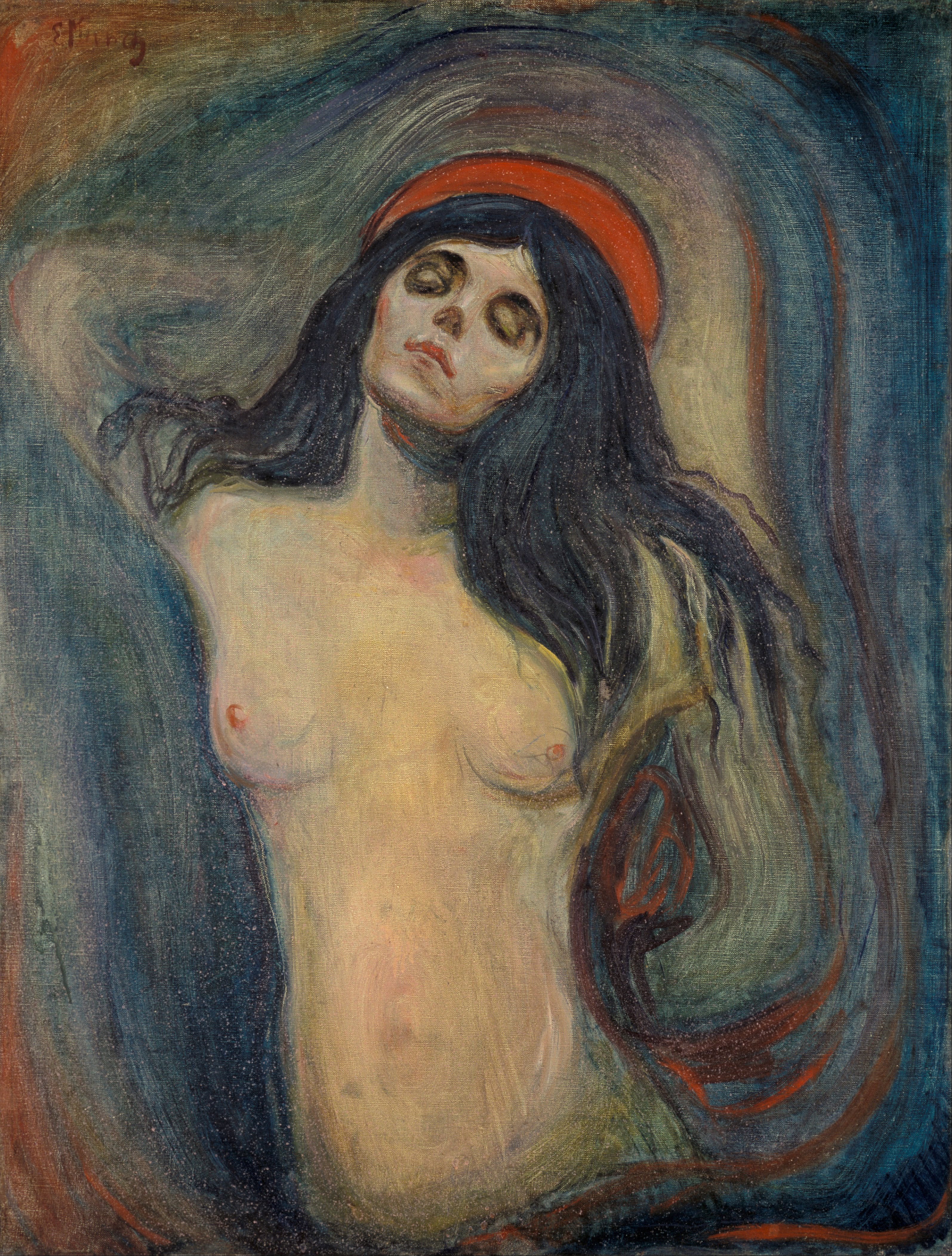 Reproduction du tableau « La Madonne - Edvard Munch » par Alpha Reproduction en peinture à l’huile