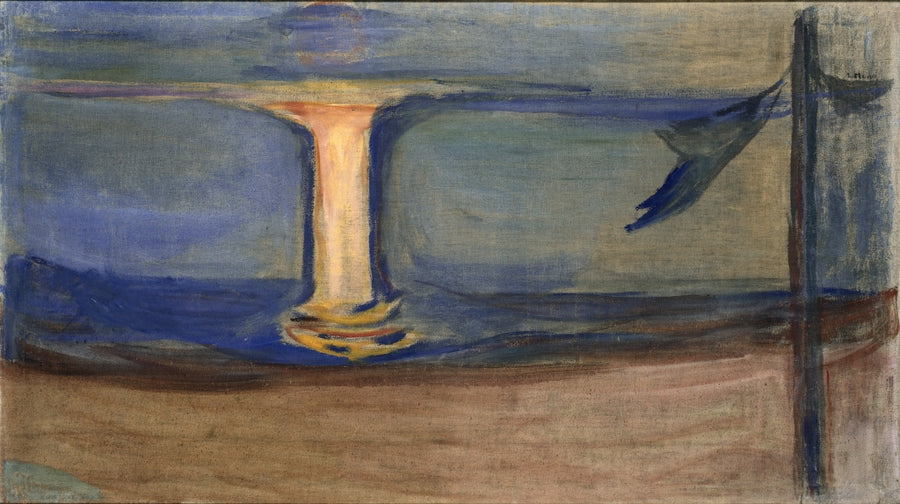 Clair de lune sur la mer de Edvard Munch