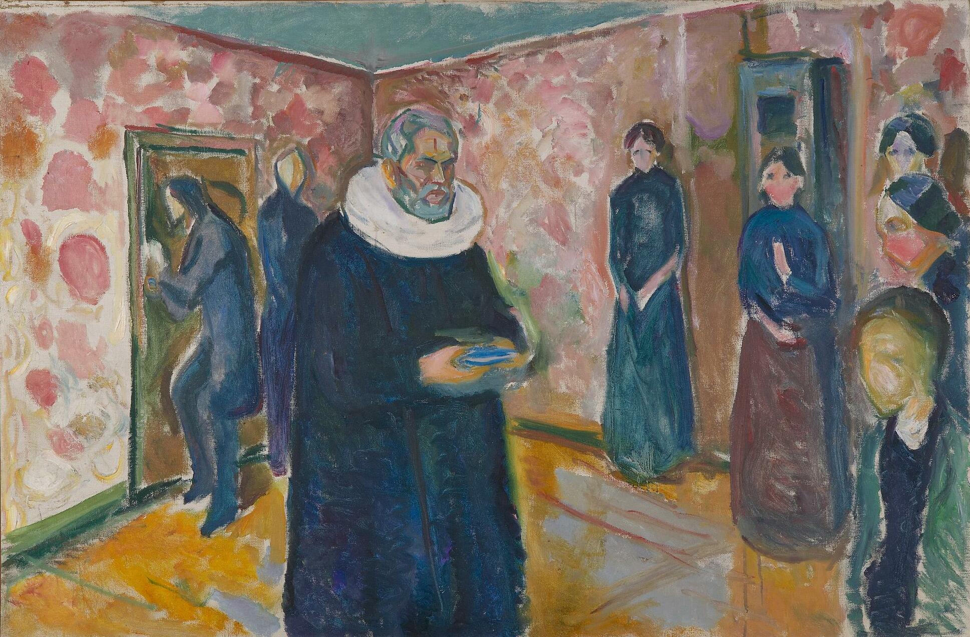 Reproduction du tableau « Sacrement - Edvard Munch » par Alpha Reproduction en peinture à l’huile