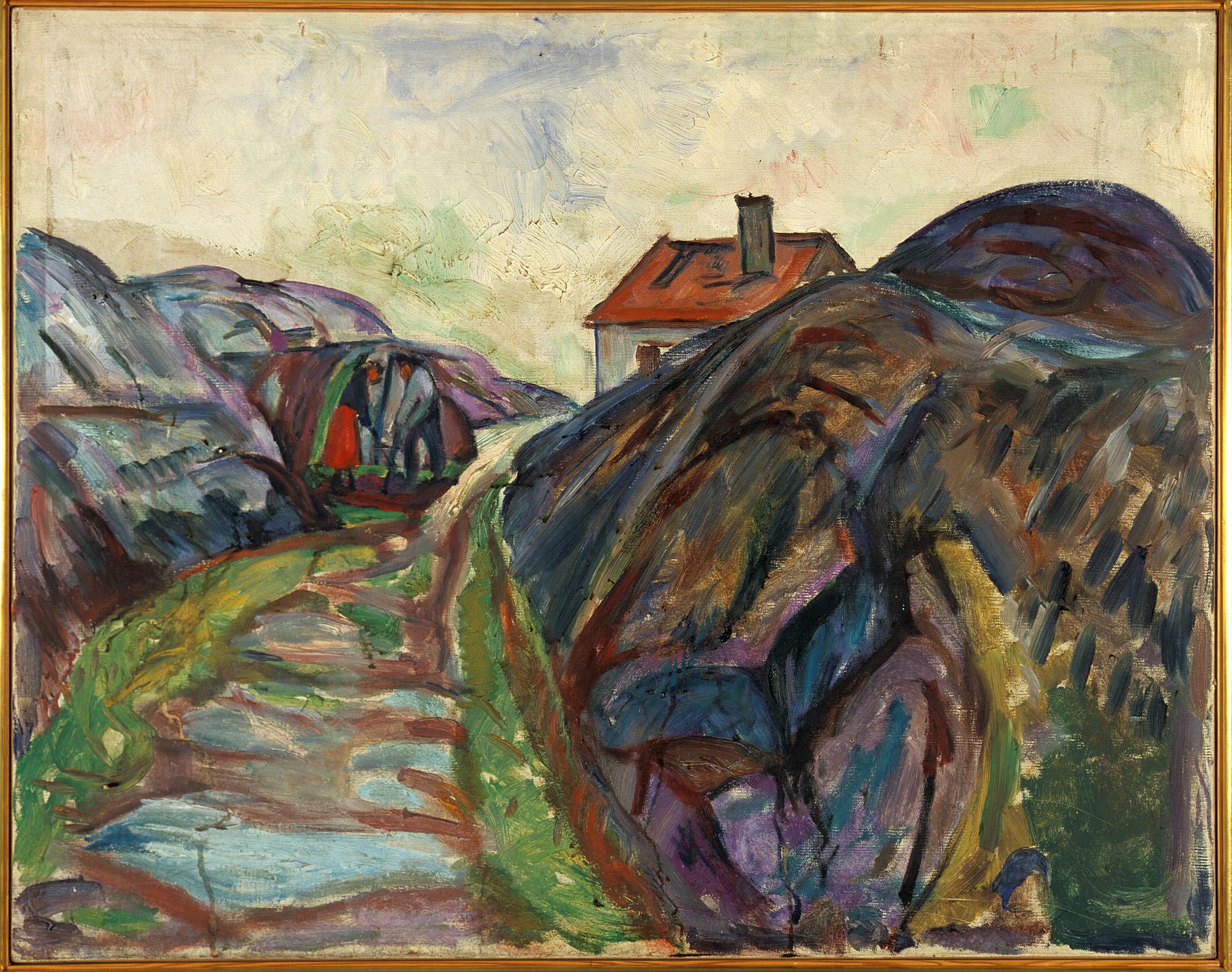 Reproduction du tableau « Travail de printemps dans les Skerries - Edvard Munch » par Alpha Reproduction en peinture à l’huile