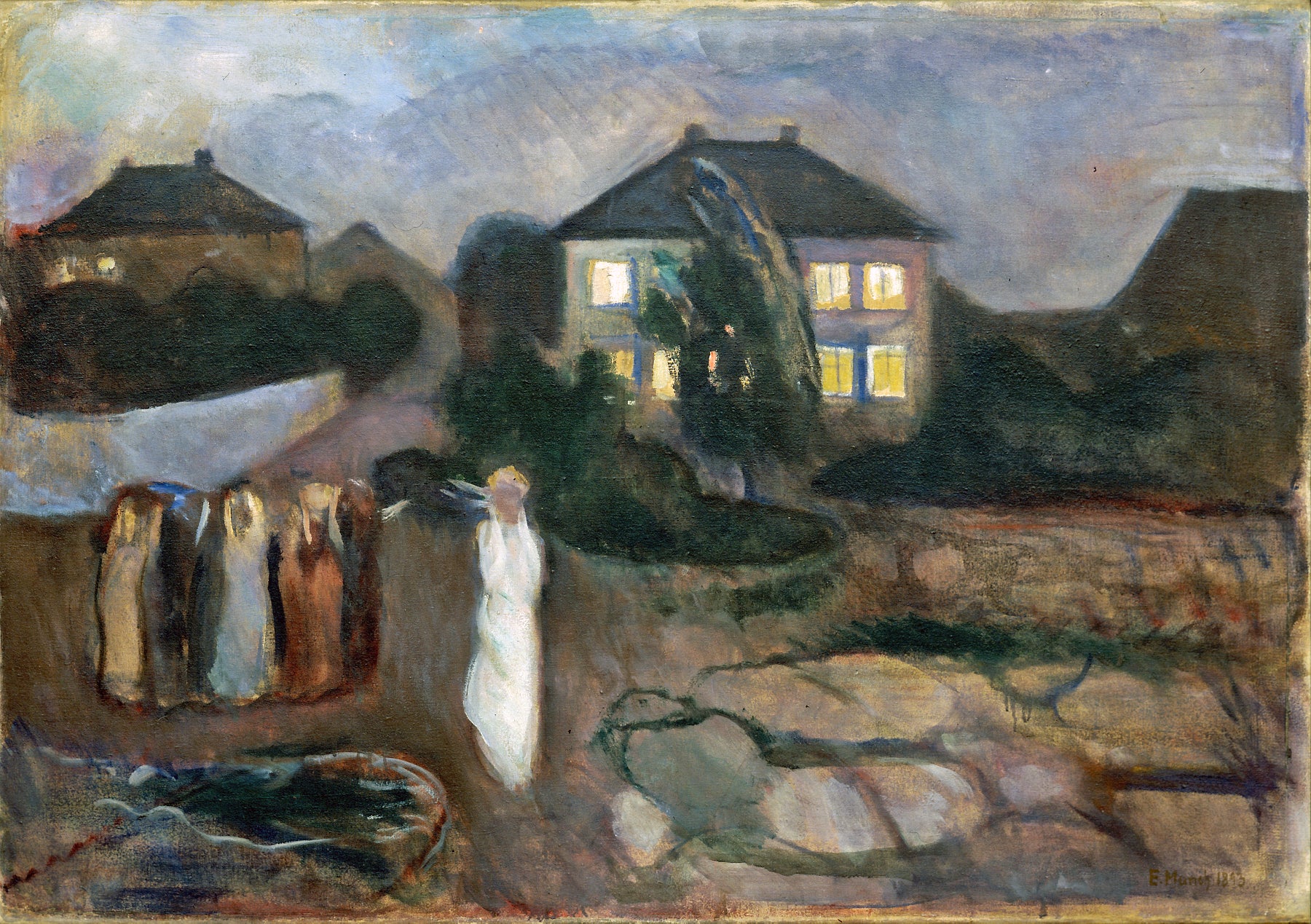 Reproduction du tableau « La Tempête - Edvard Munch » par Alpha Reproduction en peinture à l’huile
