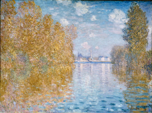 🎨 Høststemning over Seinen – Claude Monet (ca. 1880)