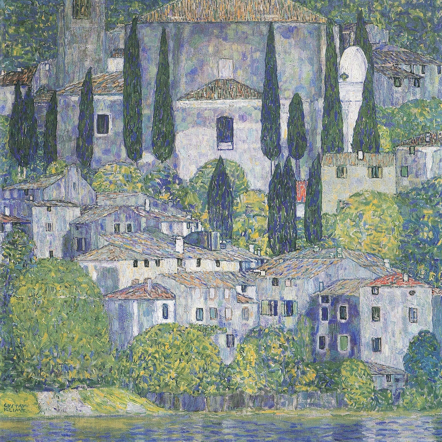 🏰✨ Kirke i Cassone – Gustav Klimt (1913)