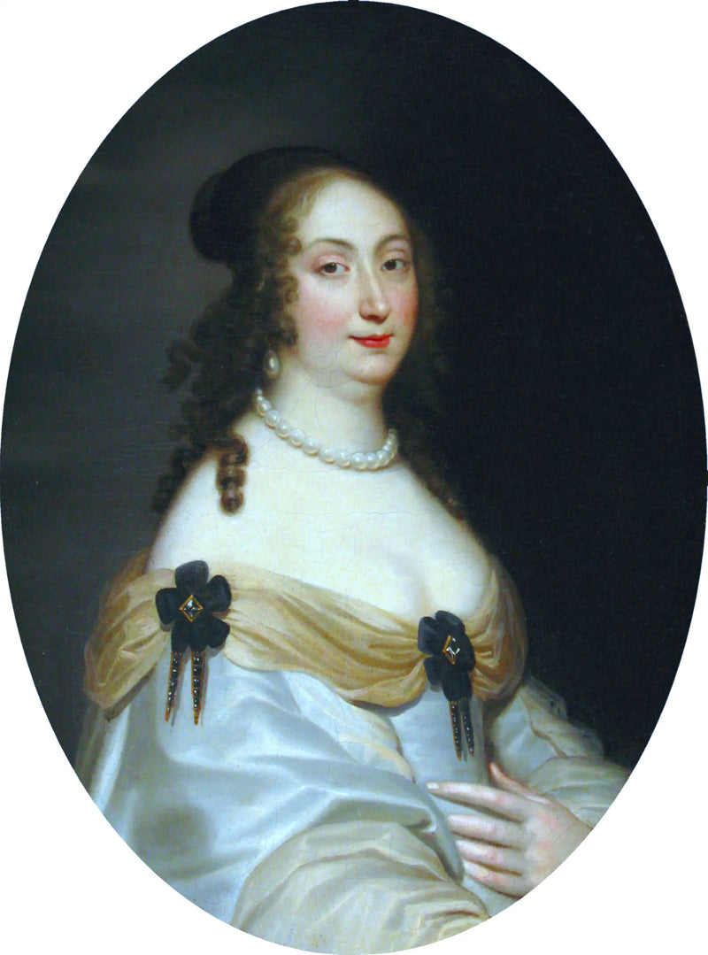Portrett av Marie-Louise de Gonzague (detalj). - Juste d'Egmont