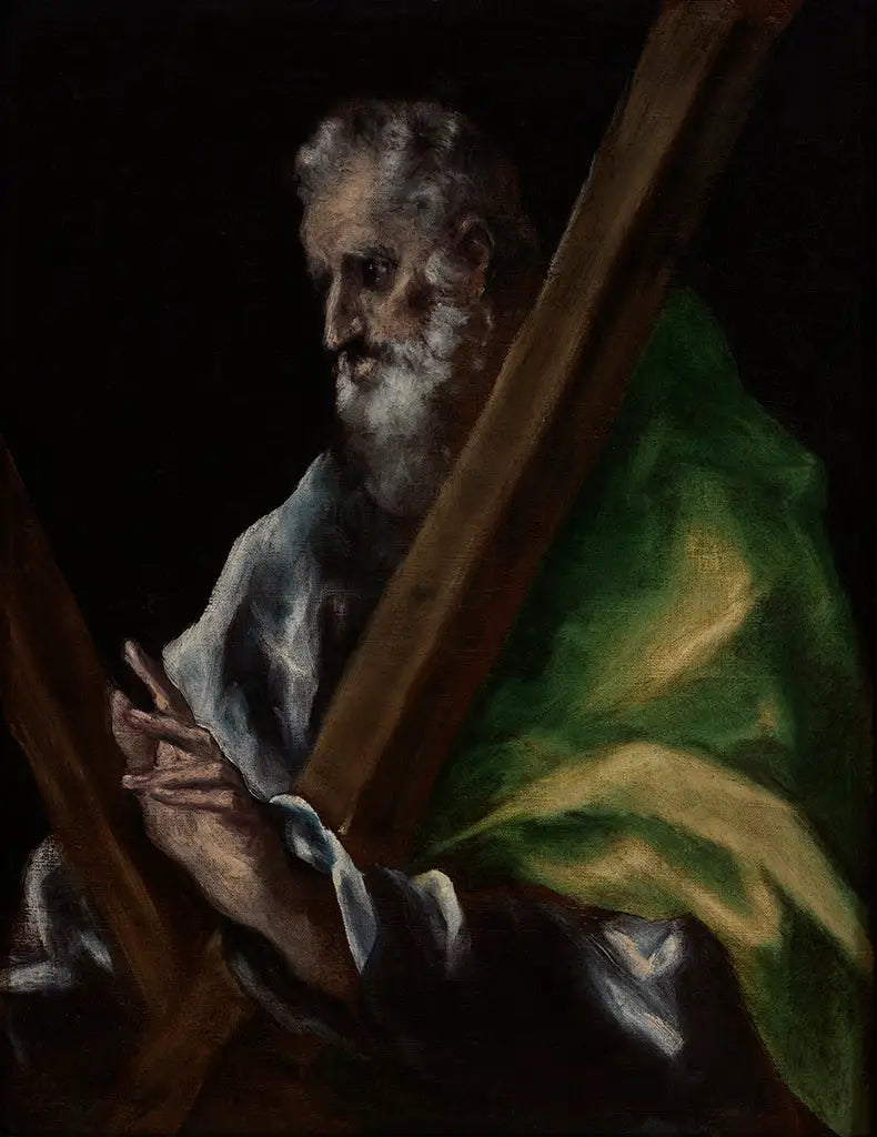 En apostel, helgen Andreas - El Greco