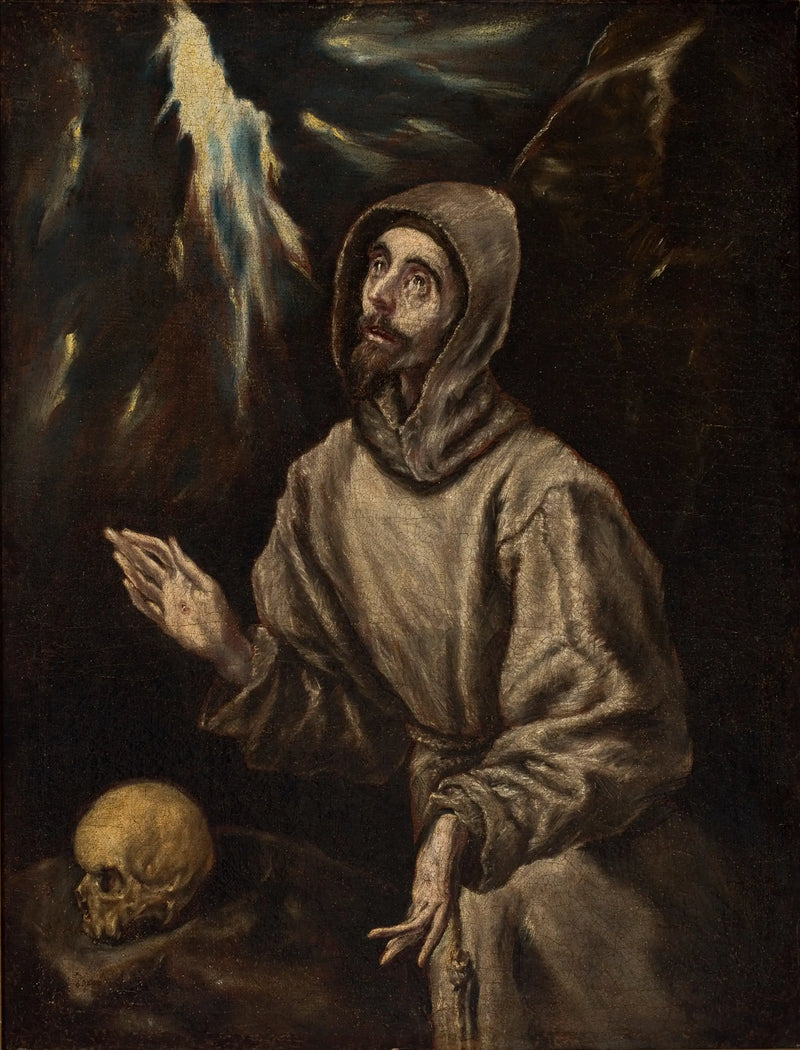 Ekstas av Saint François som mottar stigmata - El Greco