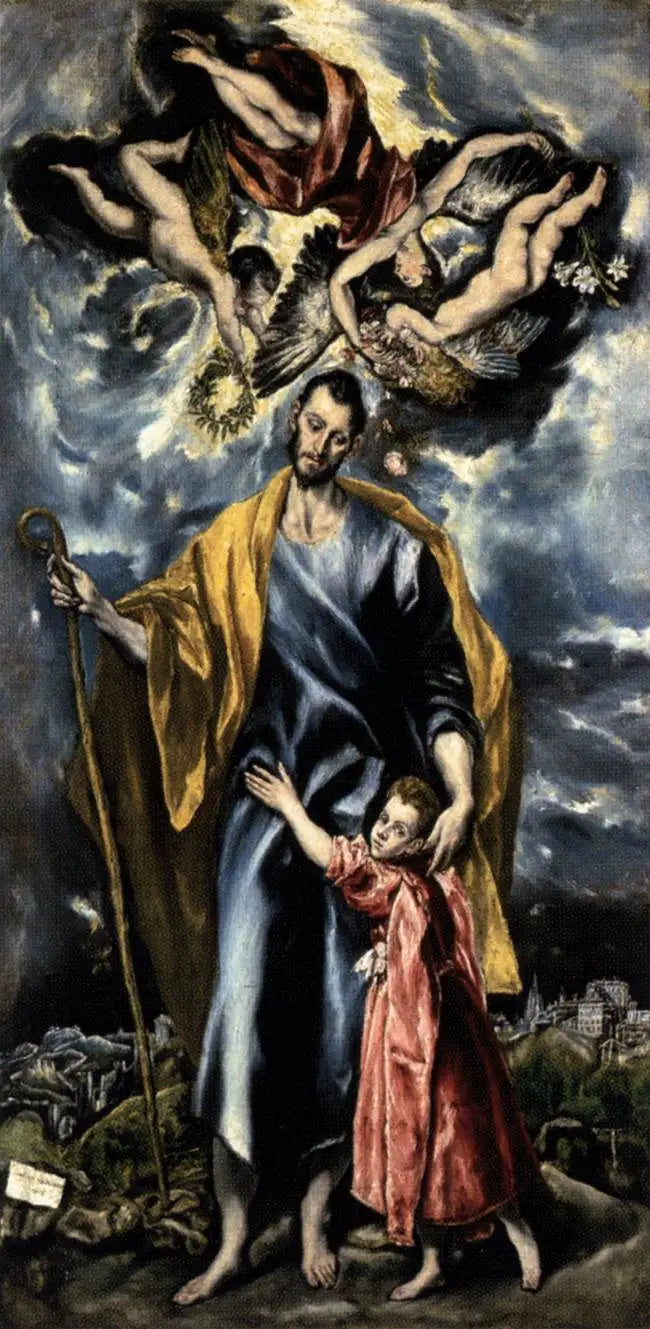 Saint Joseph et l’Enfant Jésus (Chapelle Saint-Joseph) - El Greco - Alpha Reproduction
