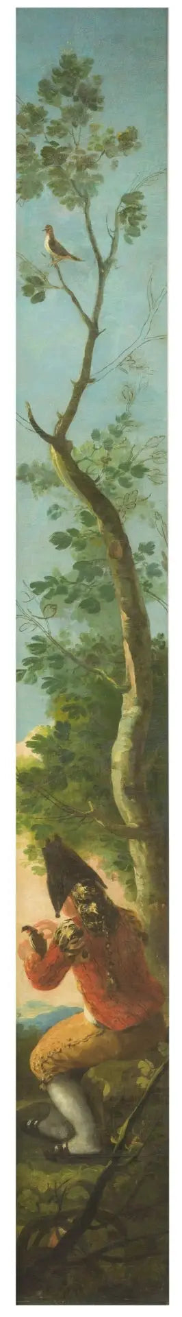 Reproduction du tableau « Le Garçon à l'oiseau - Francisco de Goya » par Alpha Reproduction en peinture à l’huile