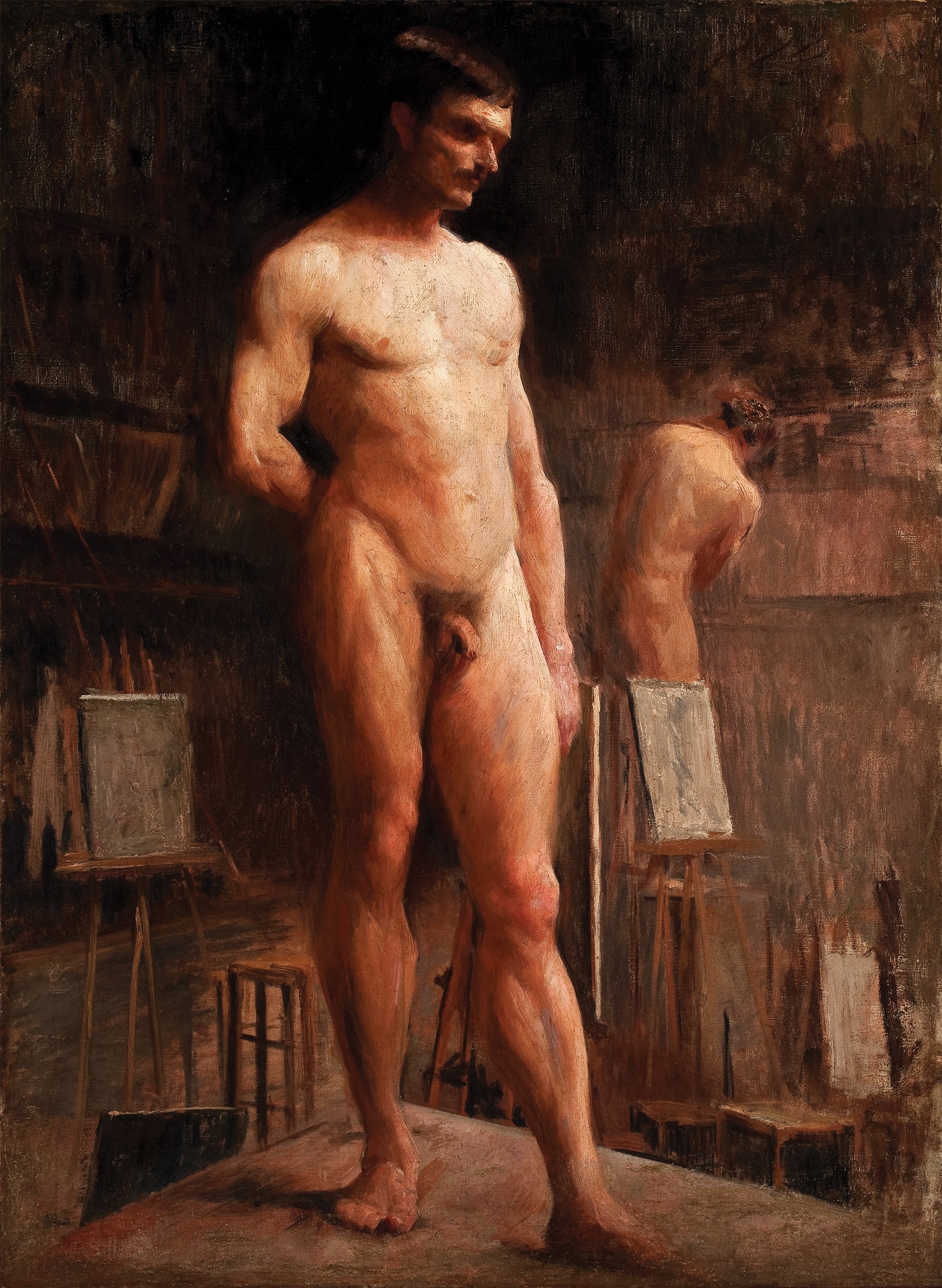 Nu masculino de frente - Eliseu Visconti