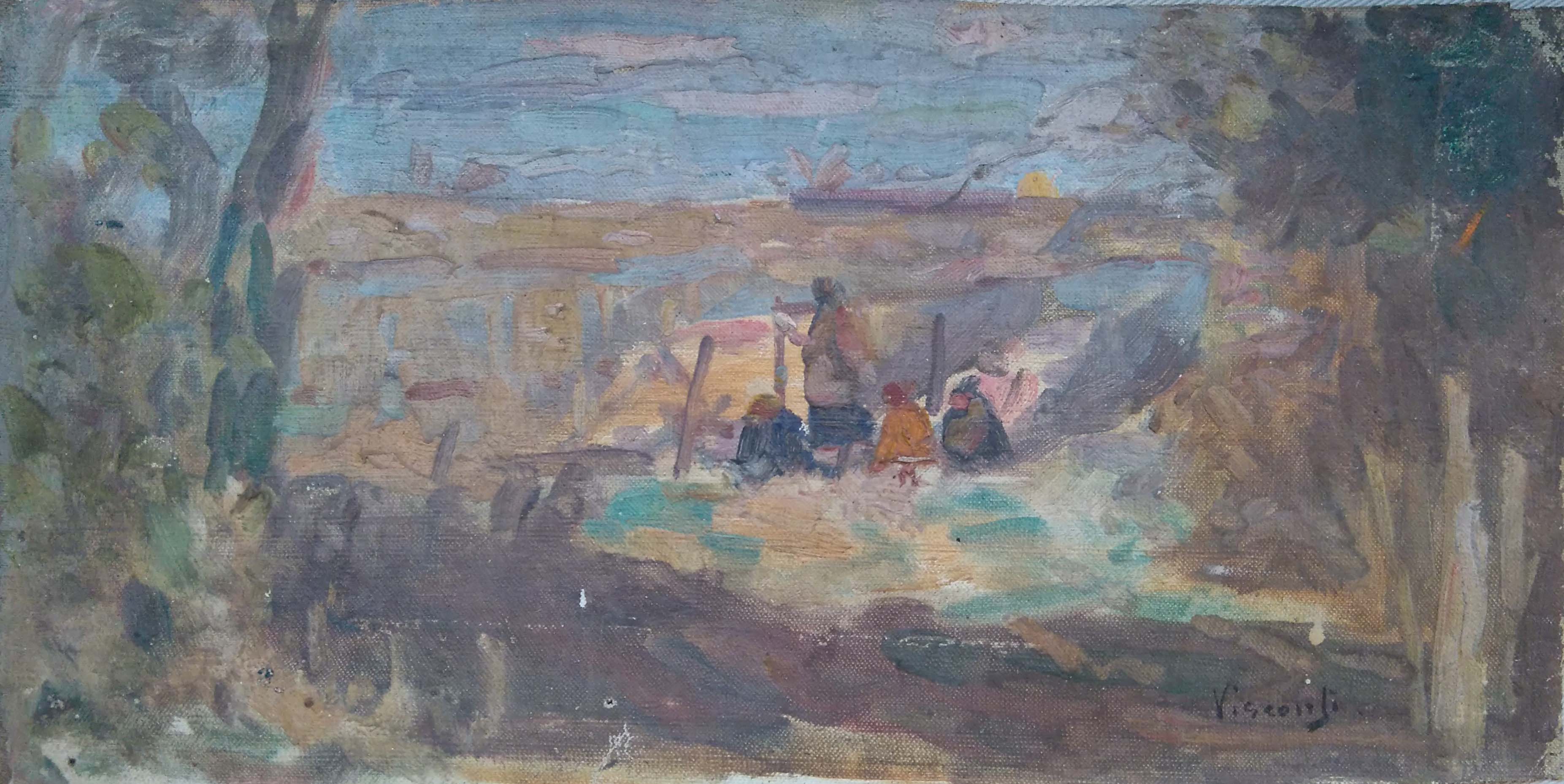 Figuras na cerca - Eliseu Visconti