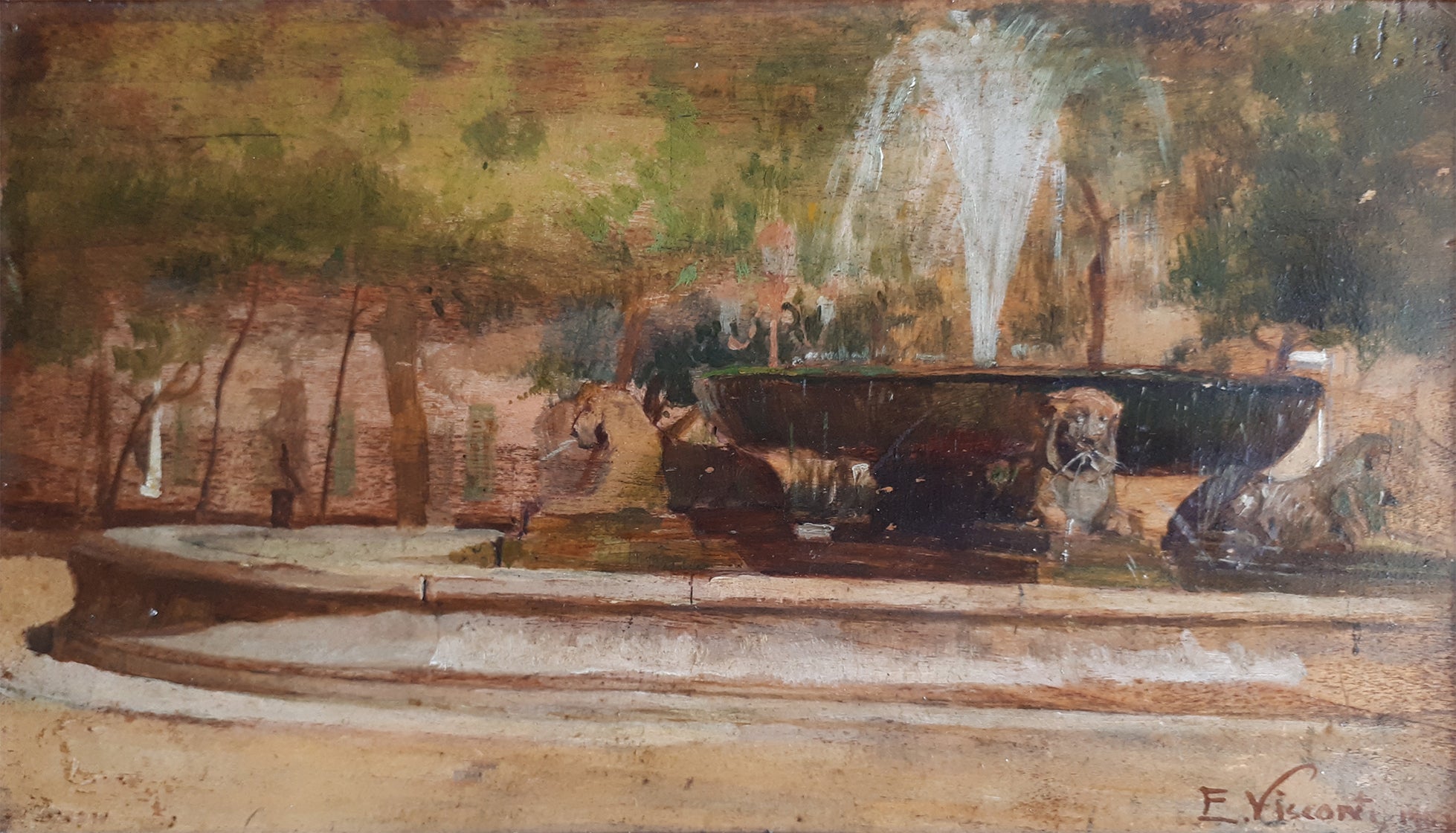 Chafariz à Naples - Eliseu Visconti