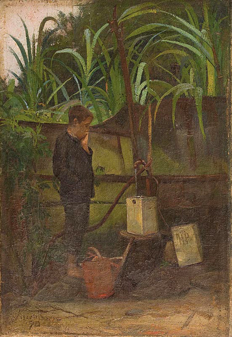 Menino com lata d’água - Eliseu Visconti