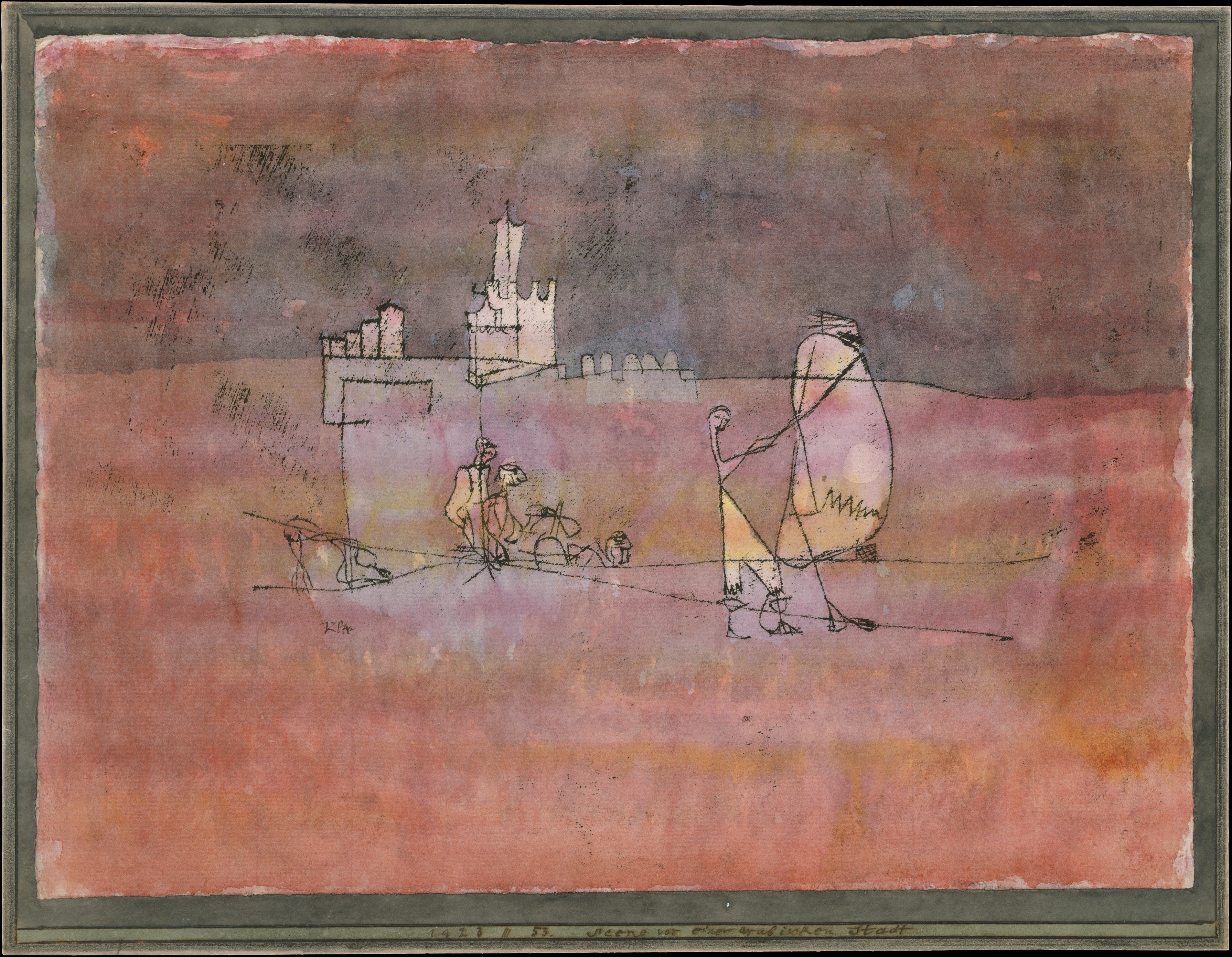 Episode før en arabisk by - Paul Klee