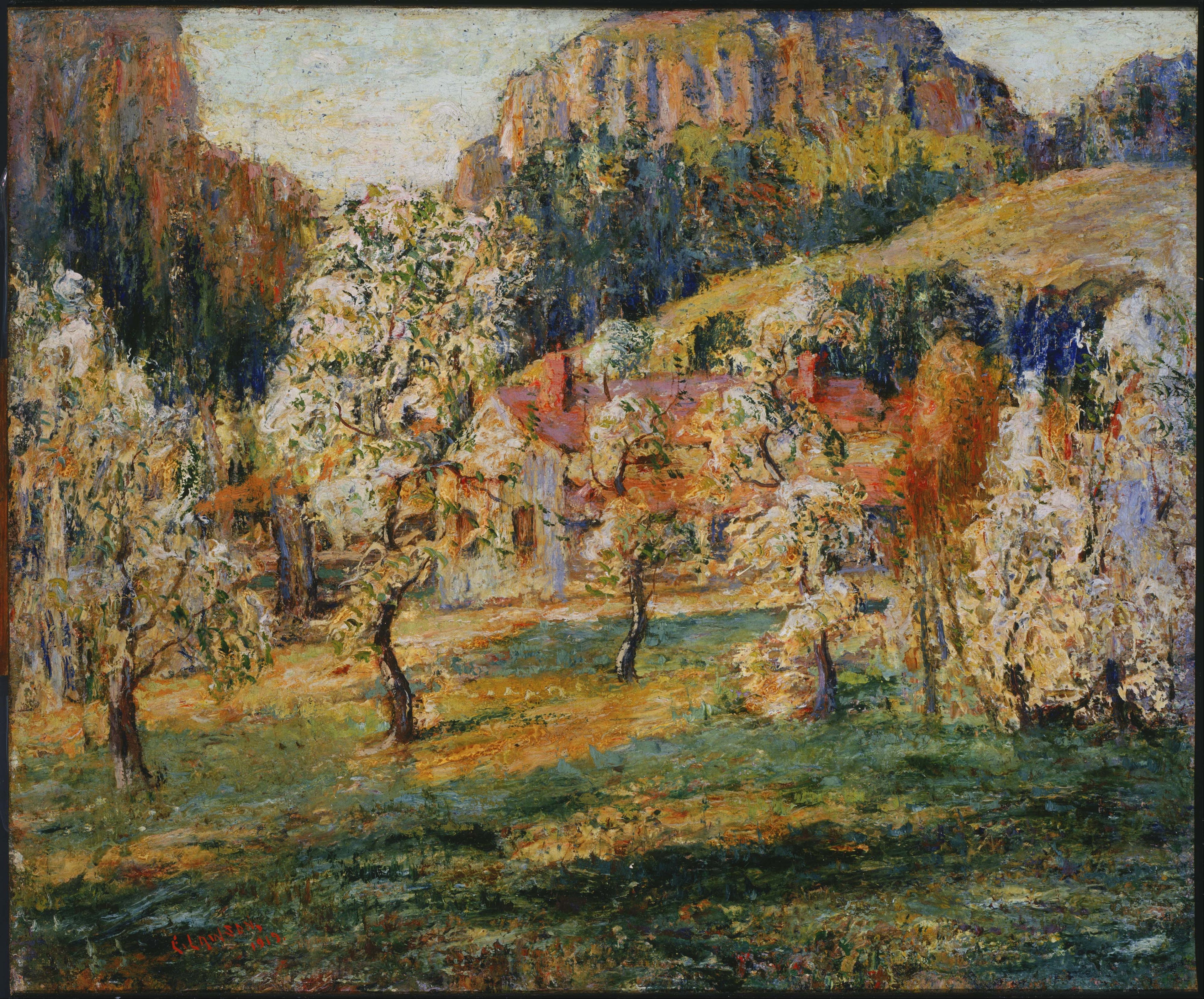 Mai en montagne - Ernest Lawson