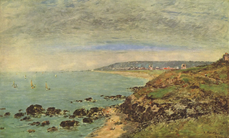 Atlanterhavskysten nær Benerville - Eugène Boudin