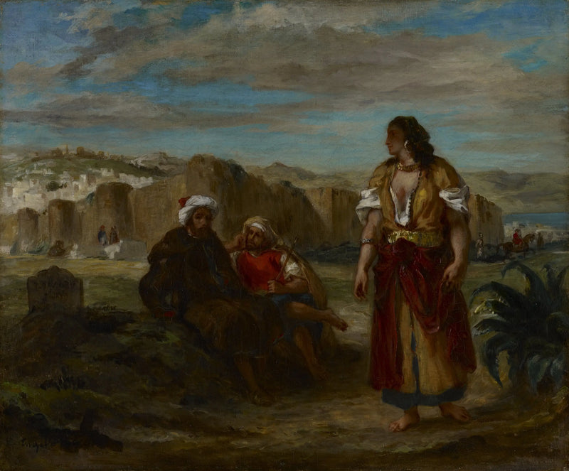 Utsikt over Tanger - Eugène Delacroix