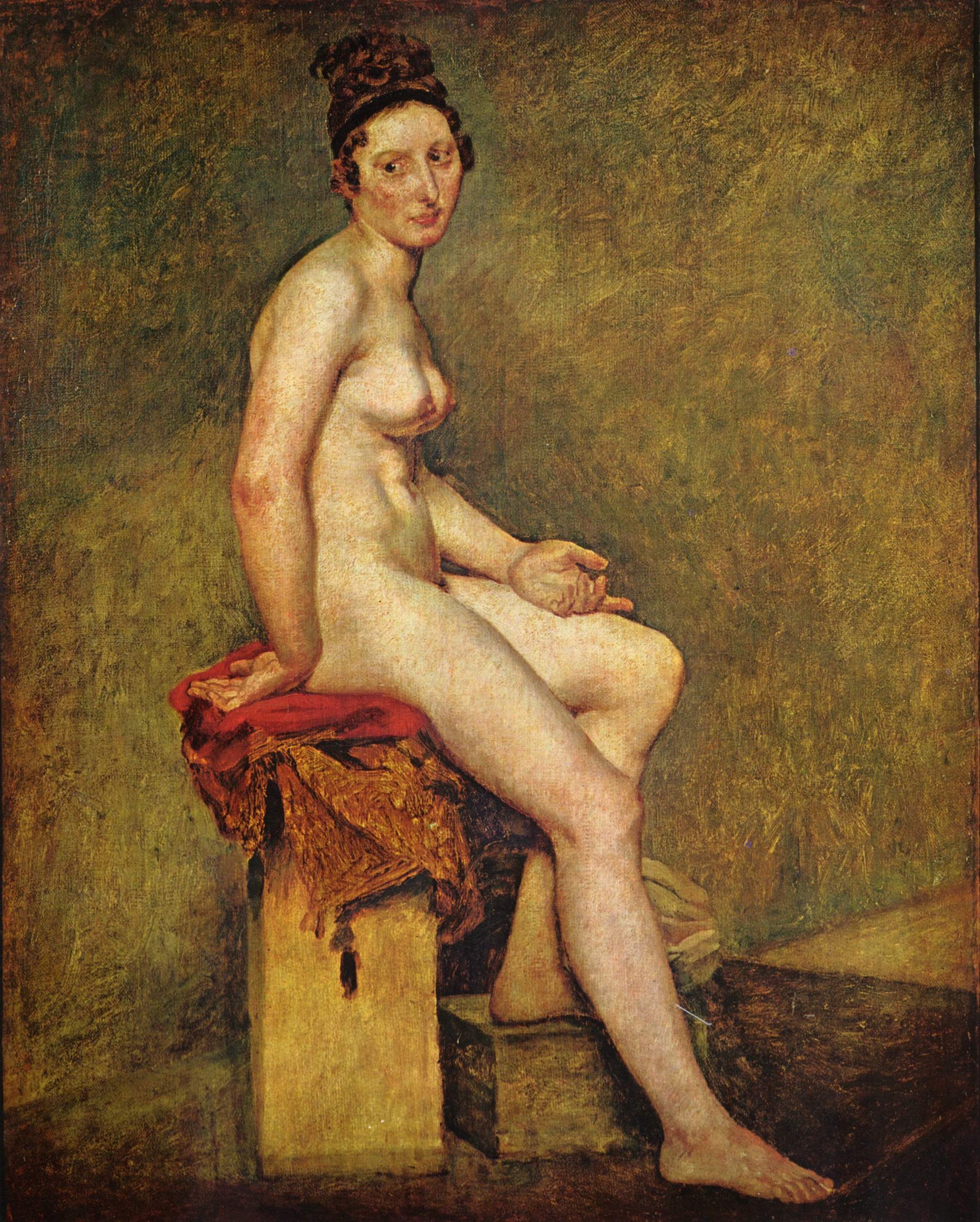 Reproduction du tableau « Mademoiselle Rose - Eugène Delacroix » par Alpha Reproduction en peinture à l’huile