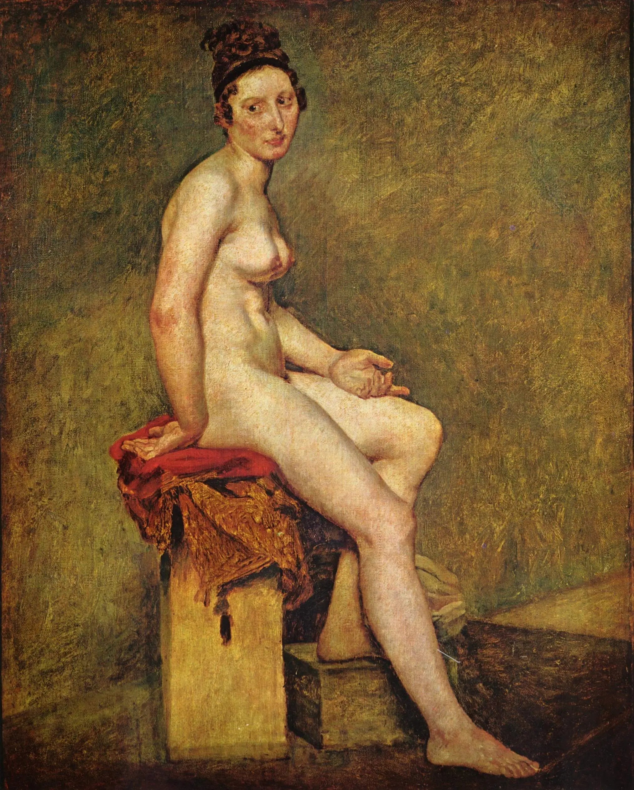 Reproduction du tableau « Mademoiselle Rose - Eugène Delacroix » par Alpha Reproduction en peinture à l’huile