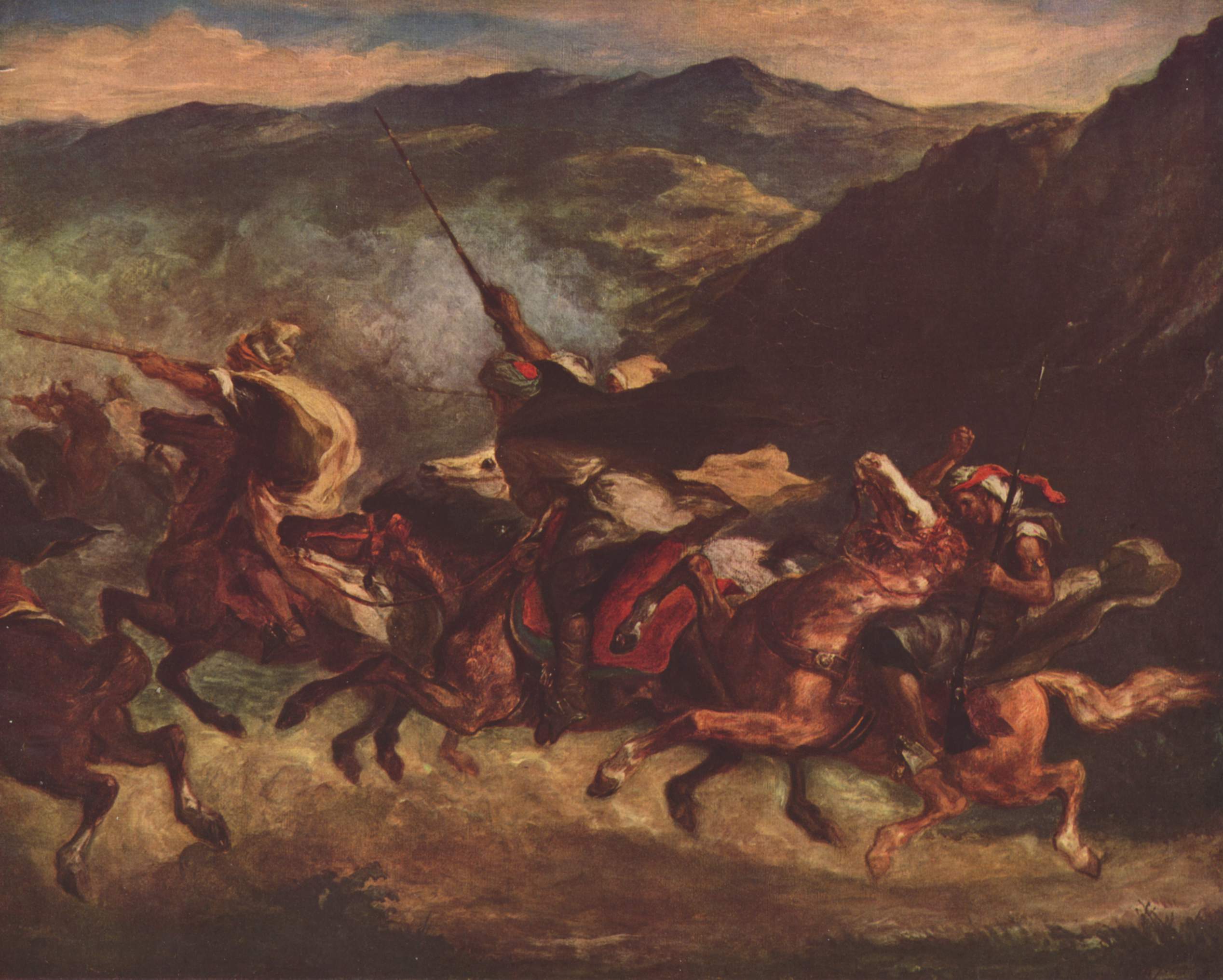Reproduction du tableau « Fantaisie - Eugène Delacroix » par Alpha Reproduction en peinture à l’huile