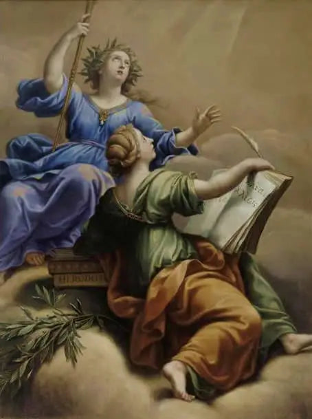 Euterpe og Clio - Pierre Mignard