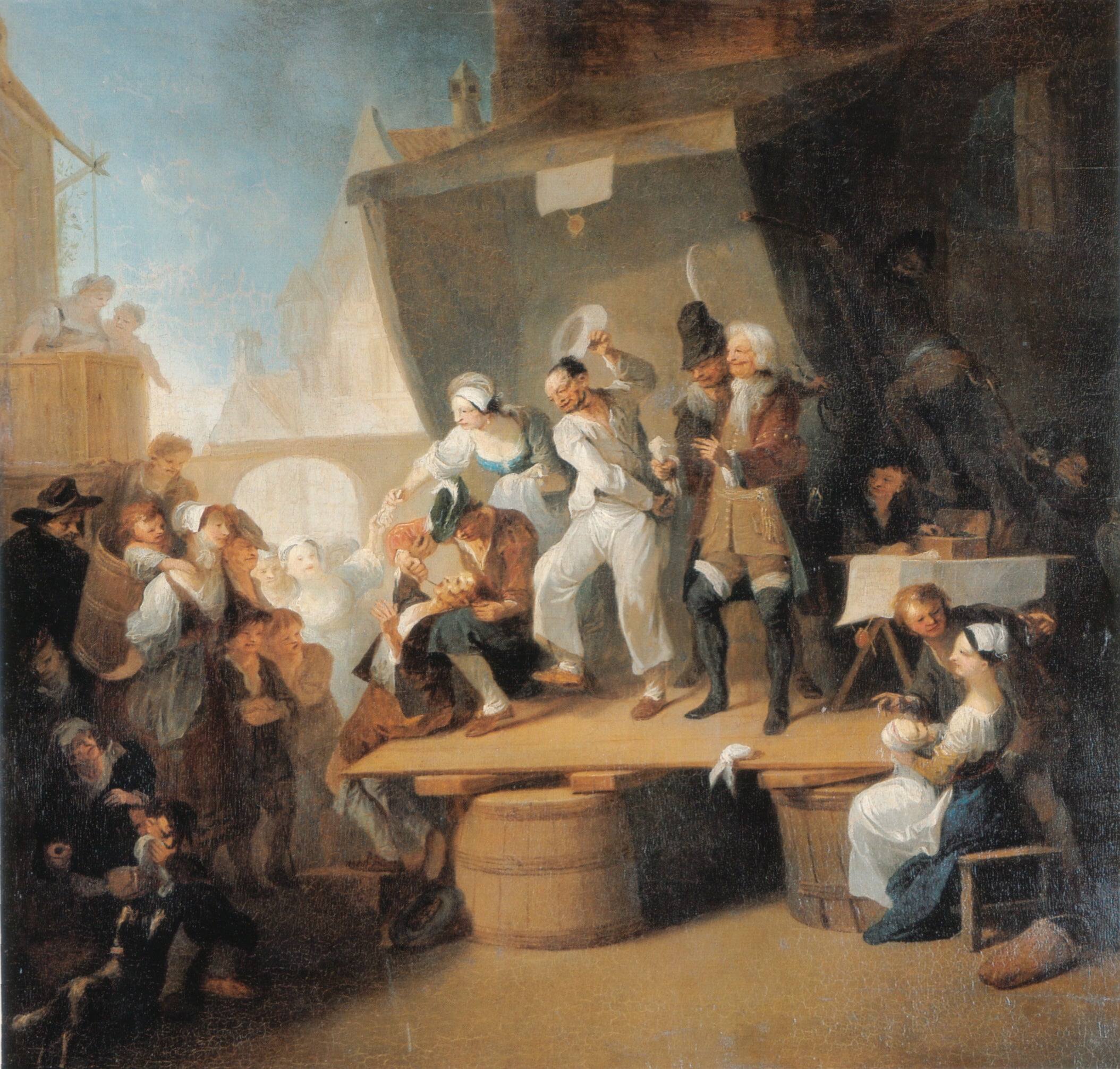 Le charlatan - Franz Anton Maulbertsch image 1 reproduction artisanale de tableau