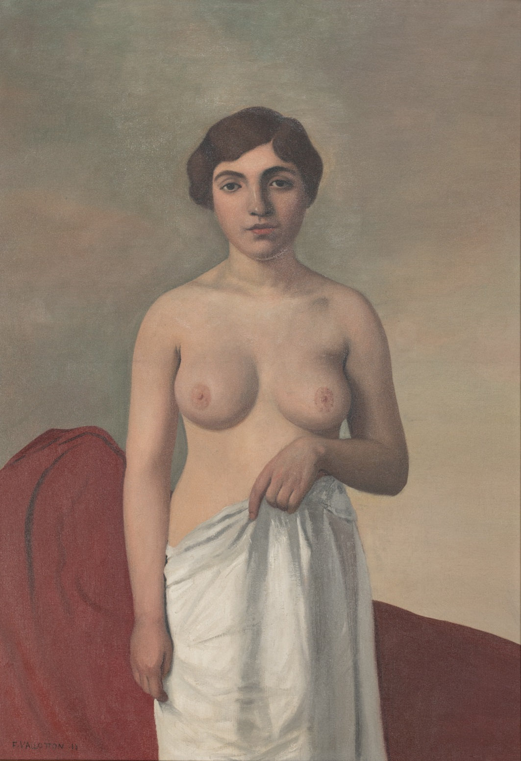 Jeune femme nue debout - Félix Vallotton