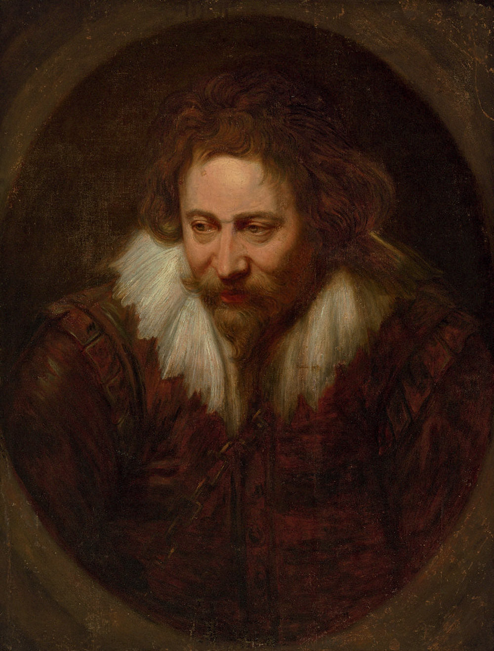 Portrait d'un homme, connu traditionnellement sous le nom de Pierre Paul Rubens - Antoine van Dyck