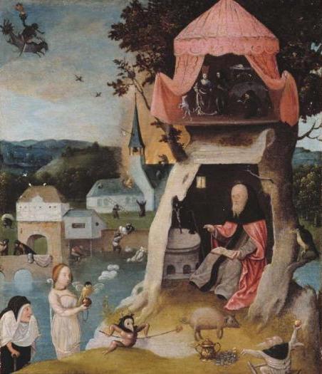 St. Antonios fristelse - Hieronymus Bosch