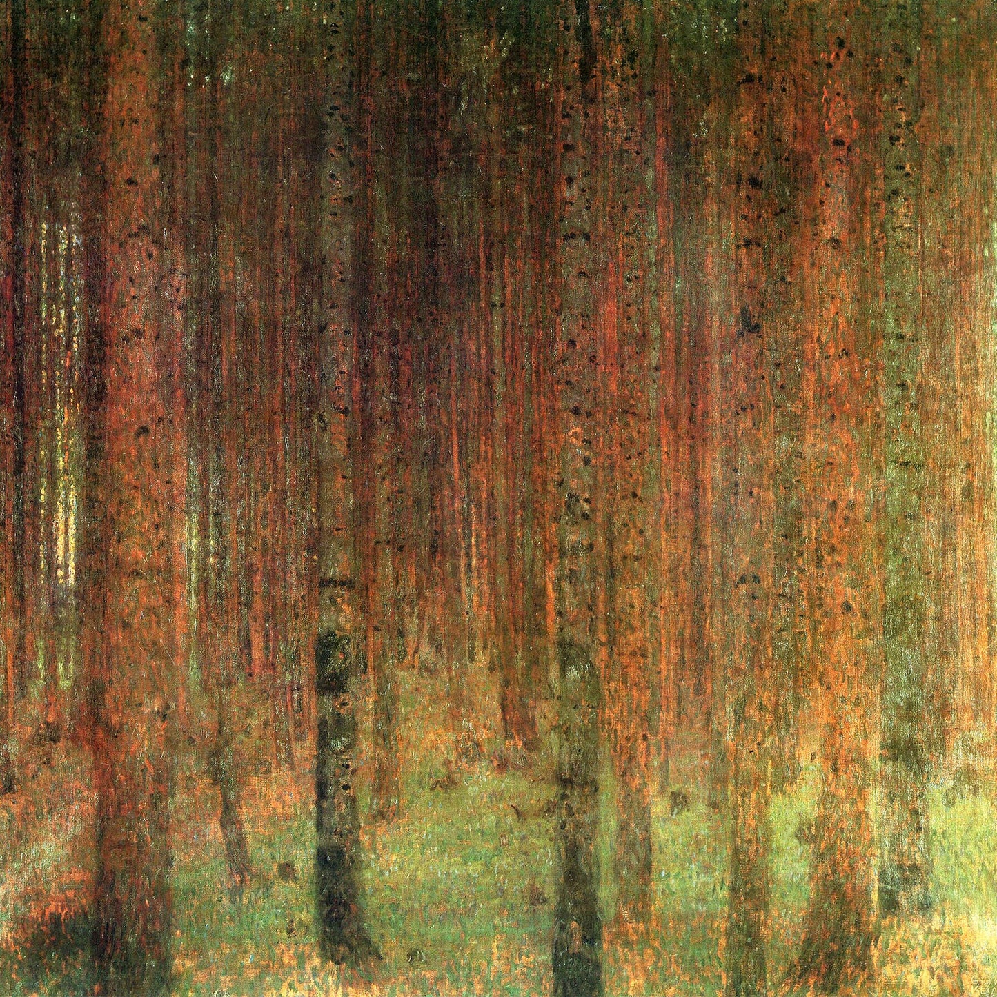 🌲 Furuskog II – Gustav Klimt (ca. 1901)