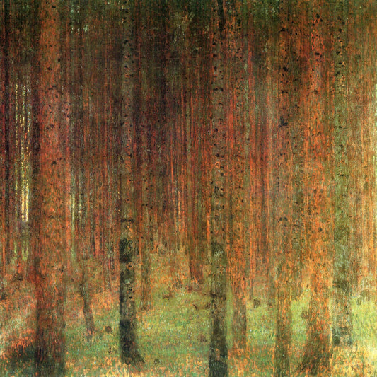 🌲 Furuskog II – Gustav Klimt (ca. 1901)