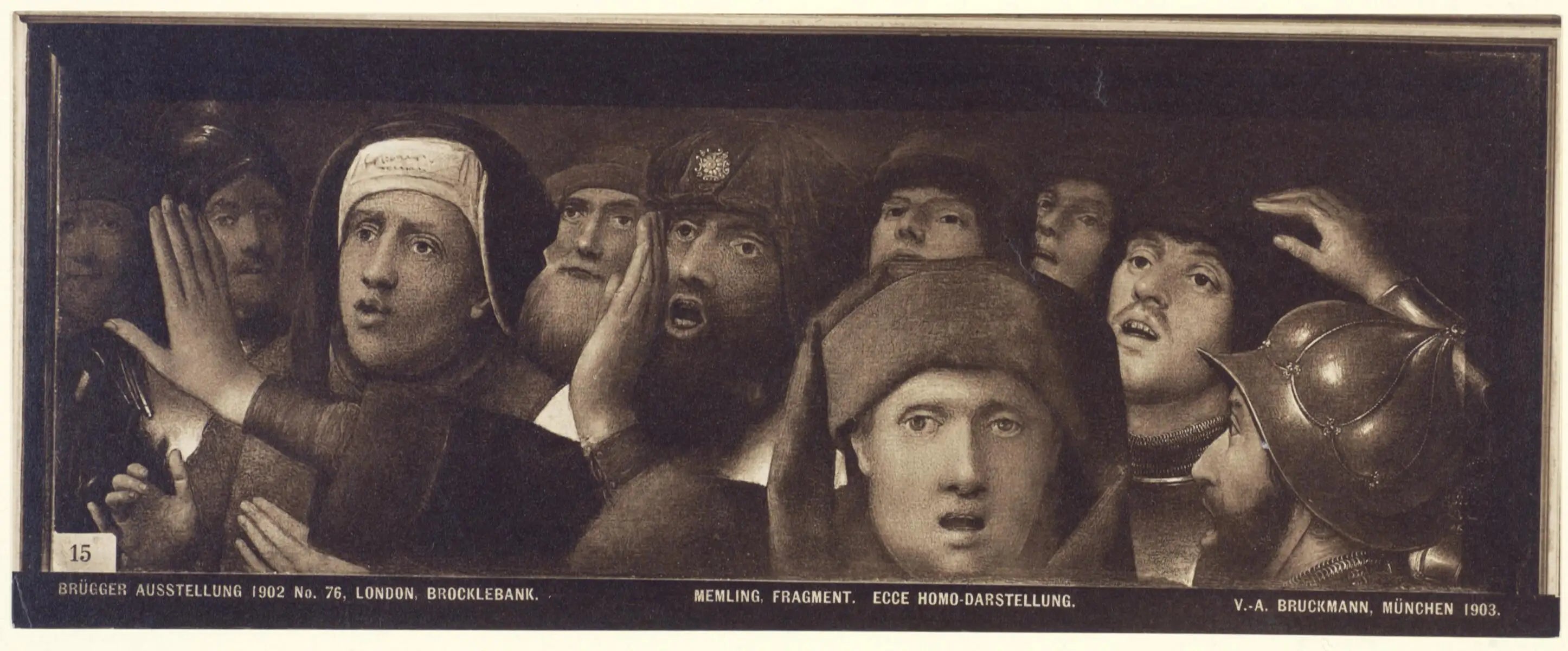 Les Juifs demandant la condamnation du Christ - Hans Memling - Alpha Reproduction