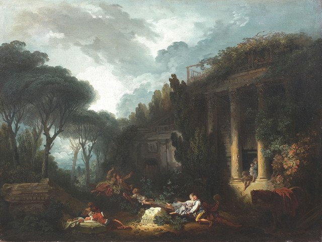 La Bascule - Jean-Honoré Fragonard