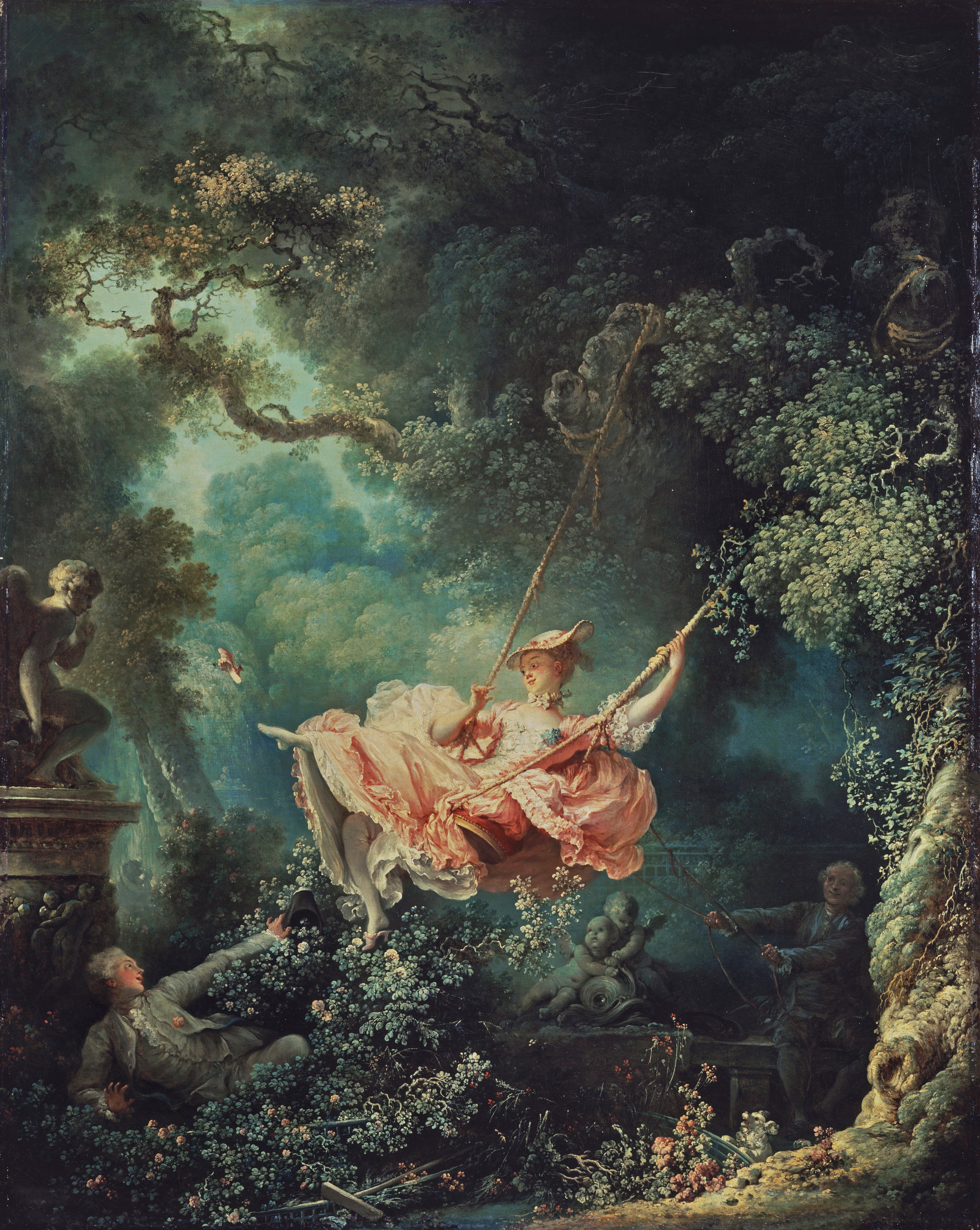 Les Hasards Heureux de l'Escarpolette - Jean-Honoré Fragonard
