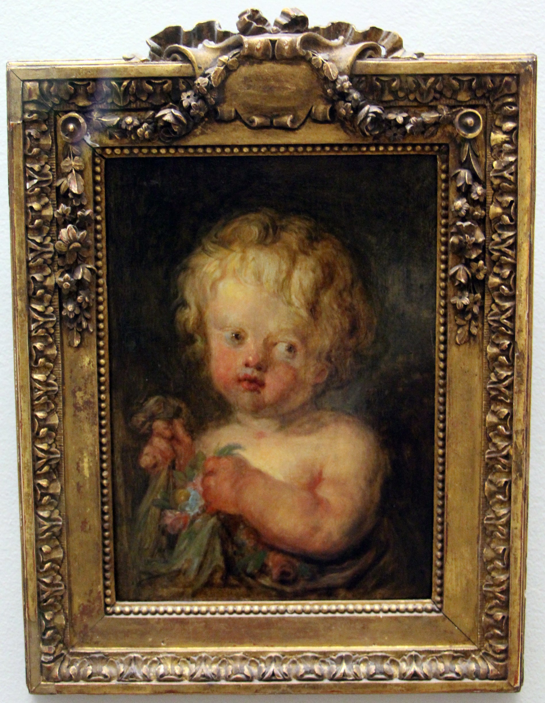 L'Enfant aux fleurs - Jean-Honoré Fragonard