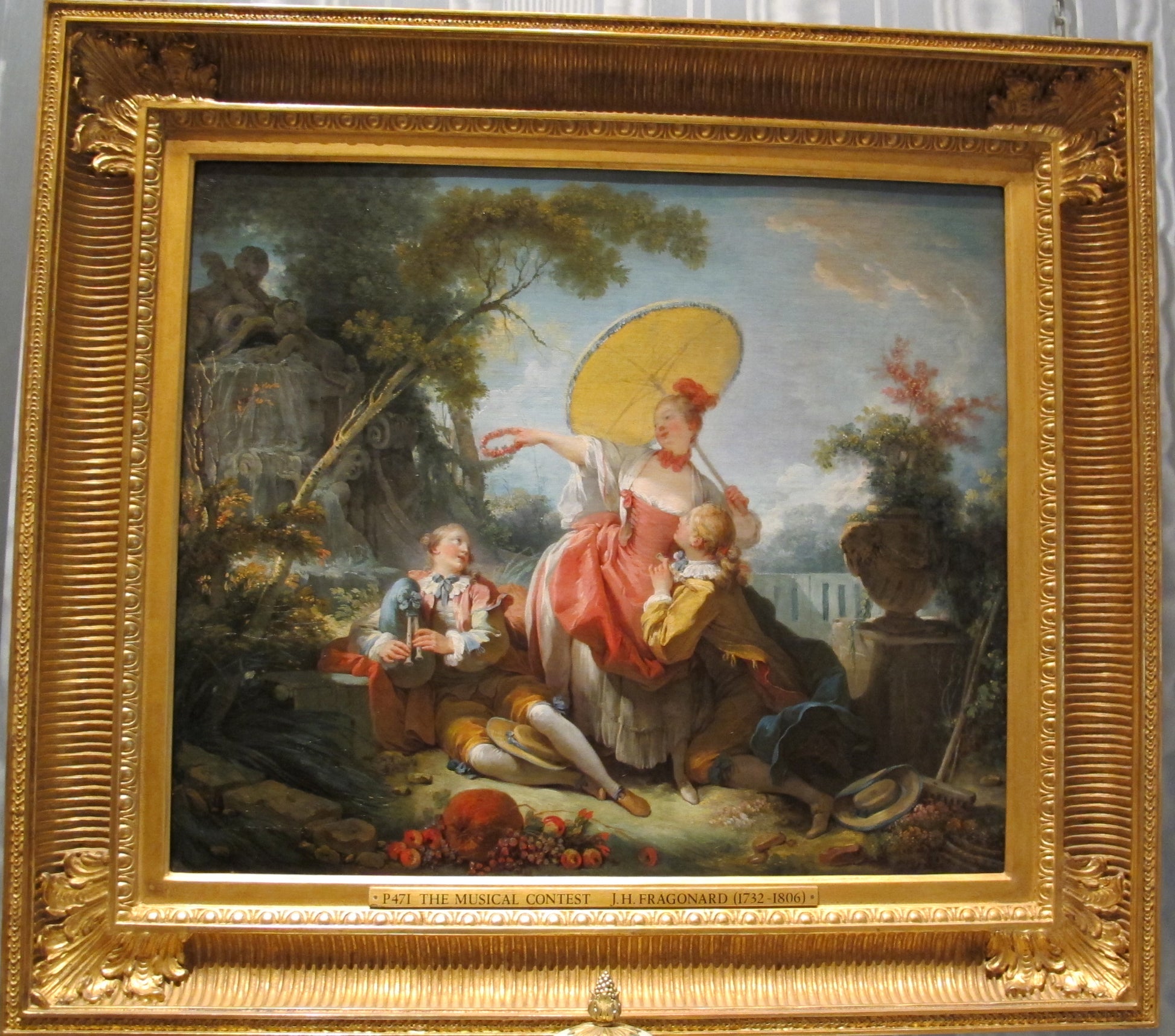 Le concours musical - Jean-Honoré Fragonard