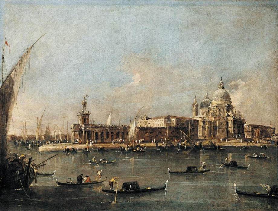 La Punta di Dogana - Francesco Guardi