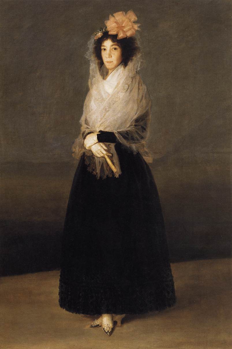 Reproduction du tableau « La comtesse del Carpio, marquise de La Solana - Francisco de Goya » par Alpha Reproduction en peinture à l’huile