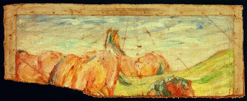 Hester på beite II - Franz Marc