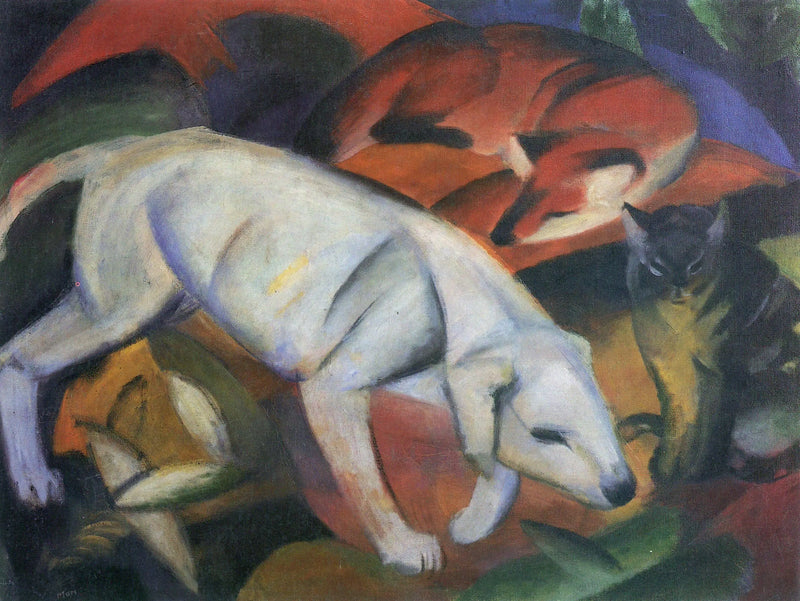 Tre dyr - Franz Marc