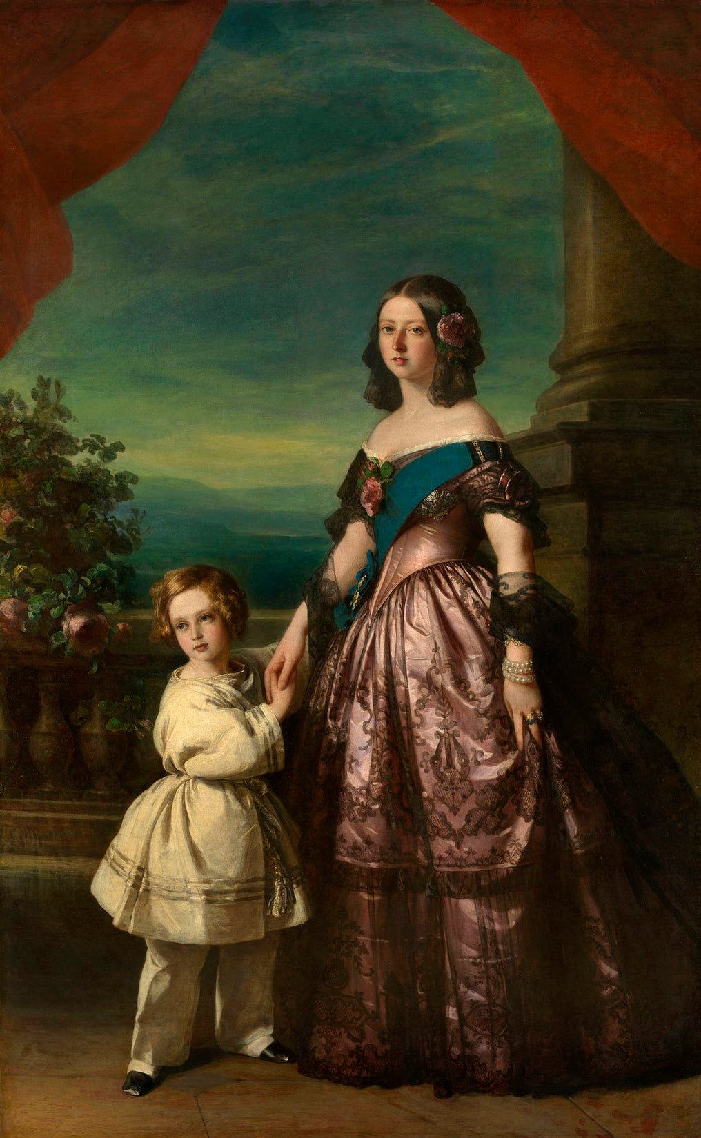 La reine Victoria avec le prince de Galles - Franz Xaver Winterhalter