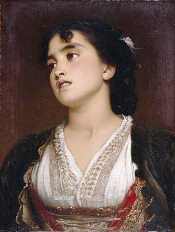 Une paysanne romaine - Frederic Leighton