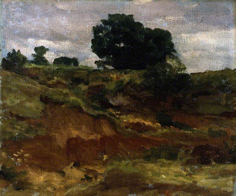 Un croquis dans le Bedfordshire - Frederic Leighton